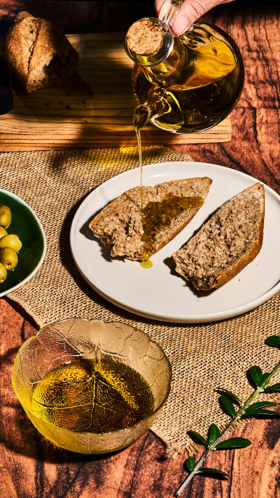 Pan con Aceite en fotografía gastronómica en Valencia