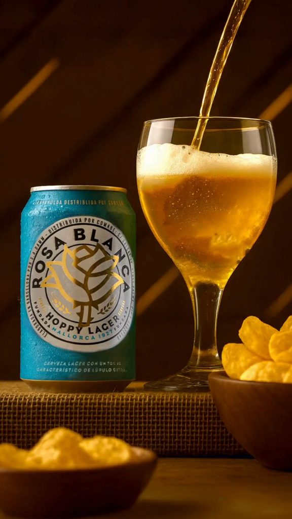 Fotografía gastronómica de cerveza y producto en Valencia.